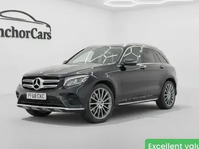 Used Mercedes GLC220 AMG line 170 HP (125 kW) 2018 Black SUV
