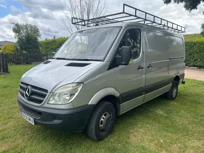 Begagnad Mercedes Sprinter 2008 Silver Van