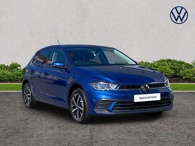 Used VW Polo Match 95 HP (69 kW) 2024 Blue Hatchback