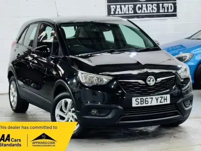 Used Vauxhall Crossland X S 110 HP (80 kW) 2017 Black SUV