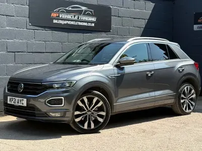 Used VW T-Roc R-line 150 HP (110 kW) 2021 Grey SUV