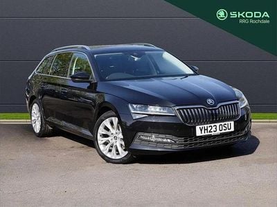 Used Skoda Superb SE L 150 HP (110 kW) 2023 Black magic pearl effect Estate