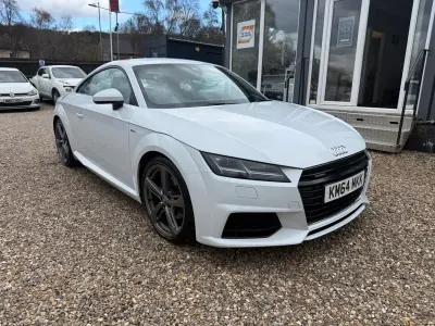 Begagnad Audi TT S-Line 2014 Vit Sportkupé