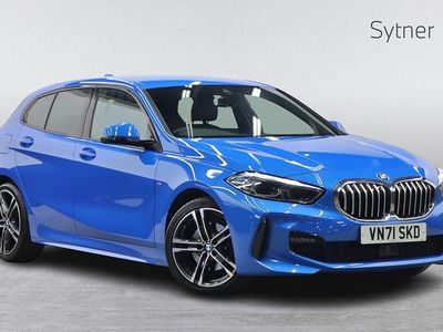 Used BMW 118 M Sport 134 HP (98 kW) 2022 Blue Hatchback