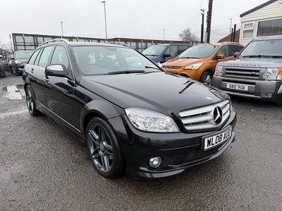 Used Mercedes C220 2008 Black Estate