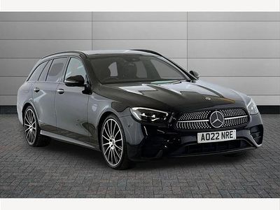 Used Mercedes E200 AMG line 196 HP (144 kW) 2022 Black Estate