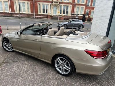 Used Mercedes E220 AMG 170 HP (125 kW) 2014 Silver Cabriolet