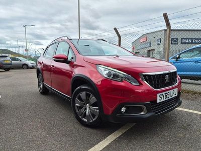 Begagnad Peugeot 2008 Signature Sky 2019 Röd SUV