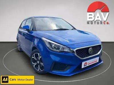 Usado MG MG3 Excite 106 HP (77 kW) 2021 Azul Citadino