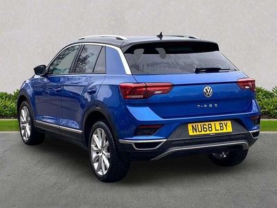 Used VW T-Roc SEL 115 HP (84 kW) 2018 Blue SUV