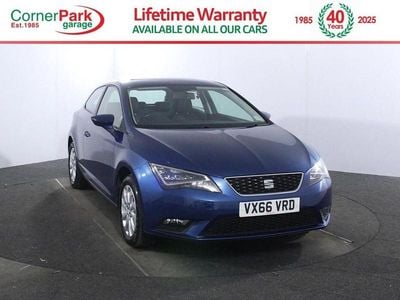 Used Seat Leon Sport 110 HP (80 kW) 2016 Blue Coupe