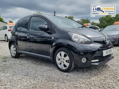 Used Toyota Aygo 68 HP (50 kW) 2012 Black Hatchback