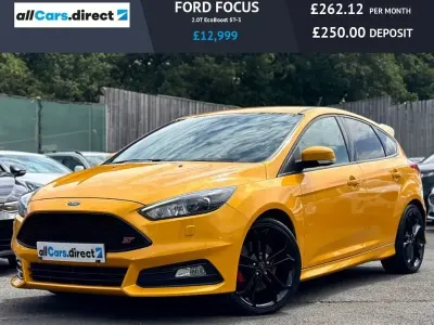 Used Ford Focus ST 2018 Yellow Hatchback