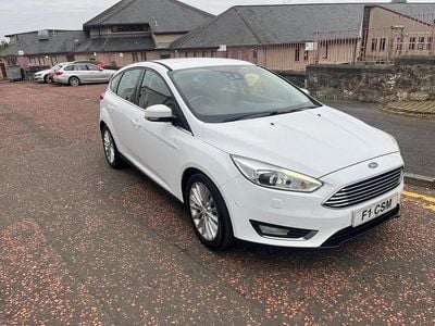 Used Ford Focus Titanium X 125 HP (91 kW) 2016 White Hatchback