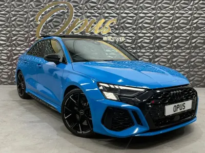 Used Audi RS3 Sport 400 HP (294 kW) 2023 Blue Sedan