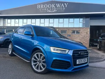 Usado Audi Q3 S-line plus 150 HP (110 kW) 2015 Azul SUV