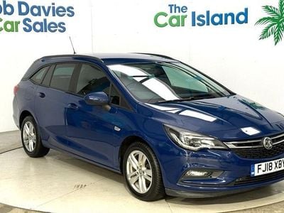 Blue Used 2018 Vauxhall Astra Design Edition Estate | £7,200 (Fair price)
