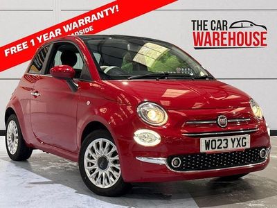 Red Used 2023 Fiat 500 Hatchback | £10,499 (Fair price)