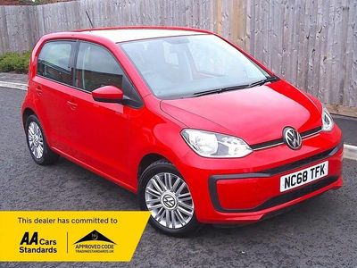 Used VW up! move up! 60 HP (44 kW) 2019 Red Hatchback