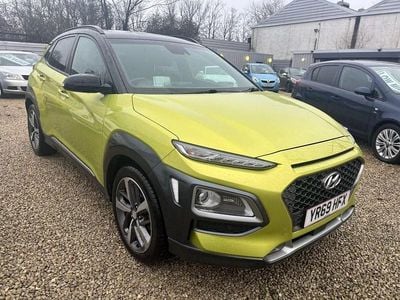 Used Hyundai Kona Premium 177 HP (130 kW) 2019 Yellow SUV