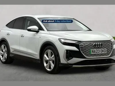 Used Audi Q4 e-tron S-Line 150 kW (204 HP) 2023 White SUV