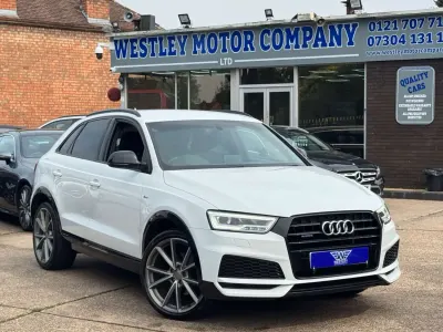 Used Audi Q3 Black Edition 184 HP (135 kW) 2017 White SUV