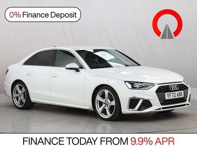Used Audi A4 S-Line 150 HP (110 kW) 2022 White Sedan