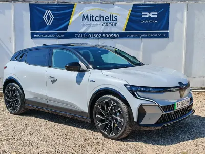 New Renault Megane E-Tech Techno Esprit Alpine 159 kW (217 HP) 2026 Ceramic grey with black roof  Hatchback