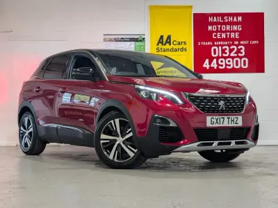 Used Peugeot 3008 GT-line 130 HP (95 kW) 2017 Ultimate red SUV