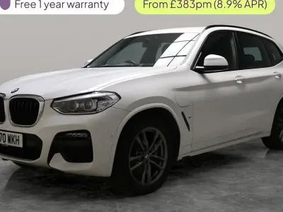 Used BMW X3 M Sport 292 HP (214 kW) 2020 White SUV