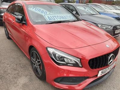Used Mercedes CLA220 AMG line 177 HP (130 kW) 2017 Red Sedan