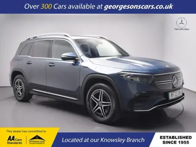 Used Mercedes EQB350 AMG line 214 kW (292 HP) 2022 Blue SUV