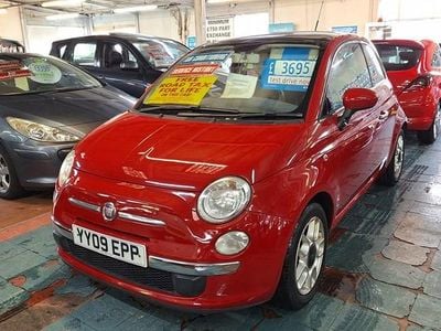 Used Fiat 500 Lounge 69 HP (50 kW) 2009 Red Hatchback
