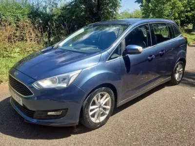 Used Ford Grand C-Max Zetec 120 HP (88 kW) 2018 Blue MPV