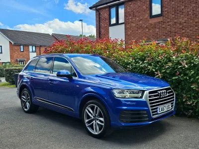 Used Audi Q7 S-Line 2017 Blue SUV