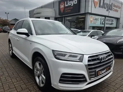 Usado Audi Q5 S-Line 190 CV (139 kW) 2017 Blanco SUV