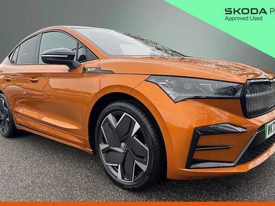 Orange Used 2022 Skoda Enyaq iV vRS SUV | £29,995