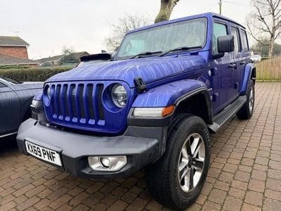 Used Jeep Wrangler Sahara 272 HP (200 kW) 2019 Blue SUV