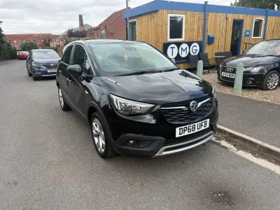 Used Vauxhall Crossland X S 130 HP (95 kW) 2019 Black SUV