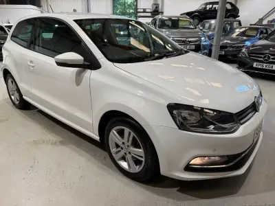 Used VW Polo Match 60 HP (44 kW) 2016 White Hatchback