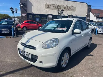 Used Nissan Micra Acenta 80 HP (58 kW) 2012 White Hatchback
