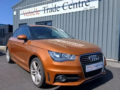 Used Audi A1 S-Line 122 HP (89 kW) 2014 Orange Hatchback