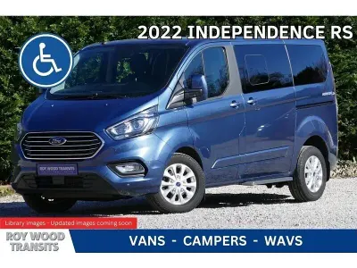 Used Ford Tourneo Custom 130 HP (95 kW) 2022 Blue Van