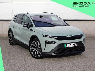 Used Skoda Elroq SportLine 154 kW (210 HP) 2025 Timiano green SUV
