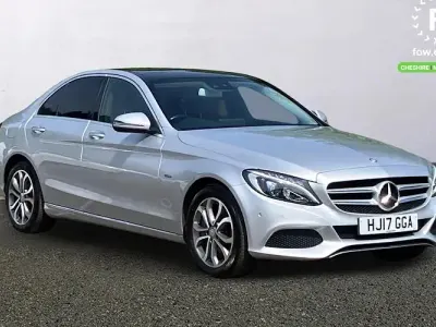 Used Mercedes C350e Premium Plus 293 HP (215 kW) 2017 Silver Sedan