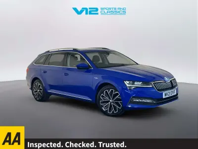 Used Skoda Superb 218 HP (160 kW) 2021 Blue Estate