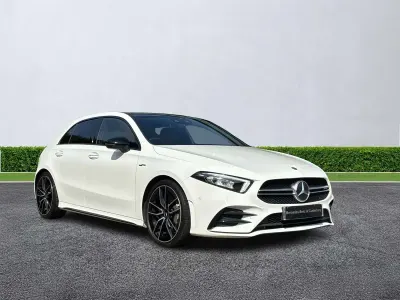 Used Mercedes A35 AMG Premium 2020 White Hatchback