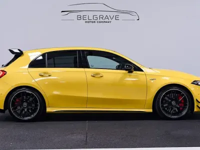 Used Mercedes A45 AMG AMG 421 HP (309 kW) 2022 Yellow Hatchback