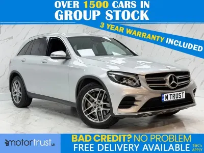 Used Mercedes GLC220 AMG line 170 HP (125 kW) 2018 Silver SUV