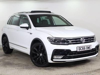 White Used 2016 VW Tiguan R-line SUV | £17,795 (Fair price)